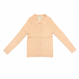 Teela Knit Cable Cardigan - Oat