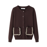 Coco Blanc Girls Cardigan