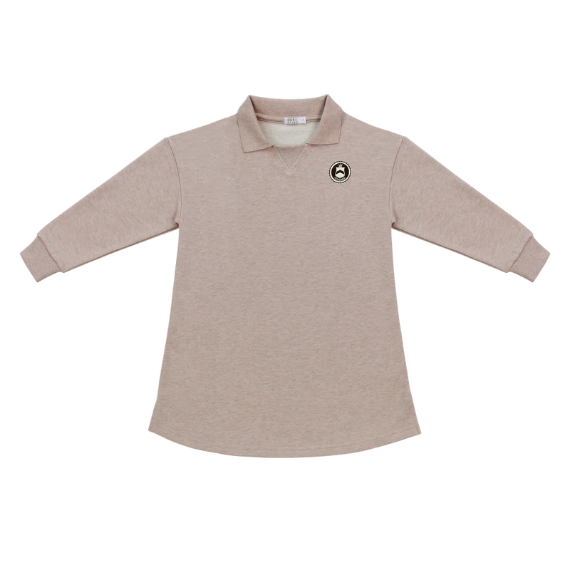 Coco Blanc Marled Sweatshirt Dress