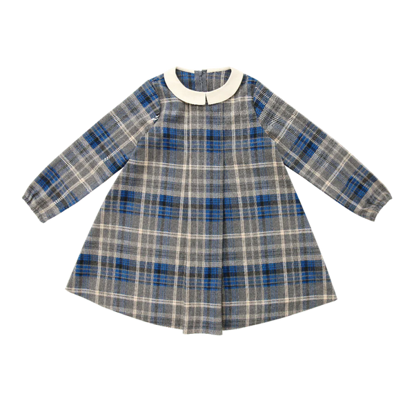 Coco Blanc Plaid Dress
