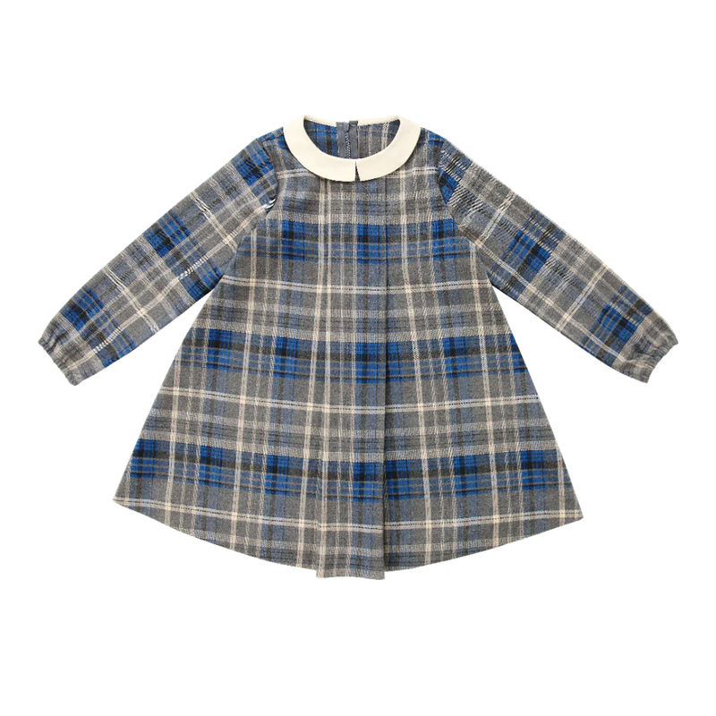 Coco Blanc Plaid Dress