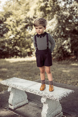 Coco Blanc Boys Collared Sweater