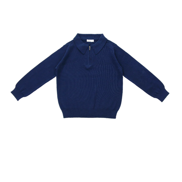 Coco Blanc Zipper Polo