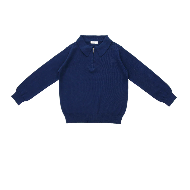 Coco Blanc Zipper Polo
