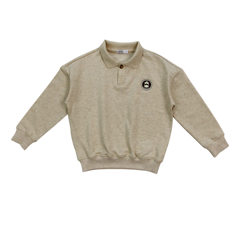 Coco Blanc Graphic Polo Sweater