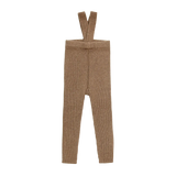 Coco Blanc Knit Suspender Leggings