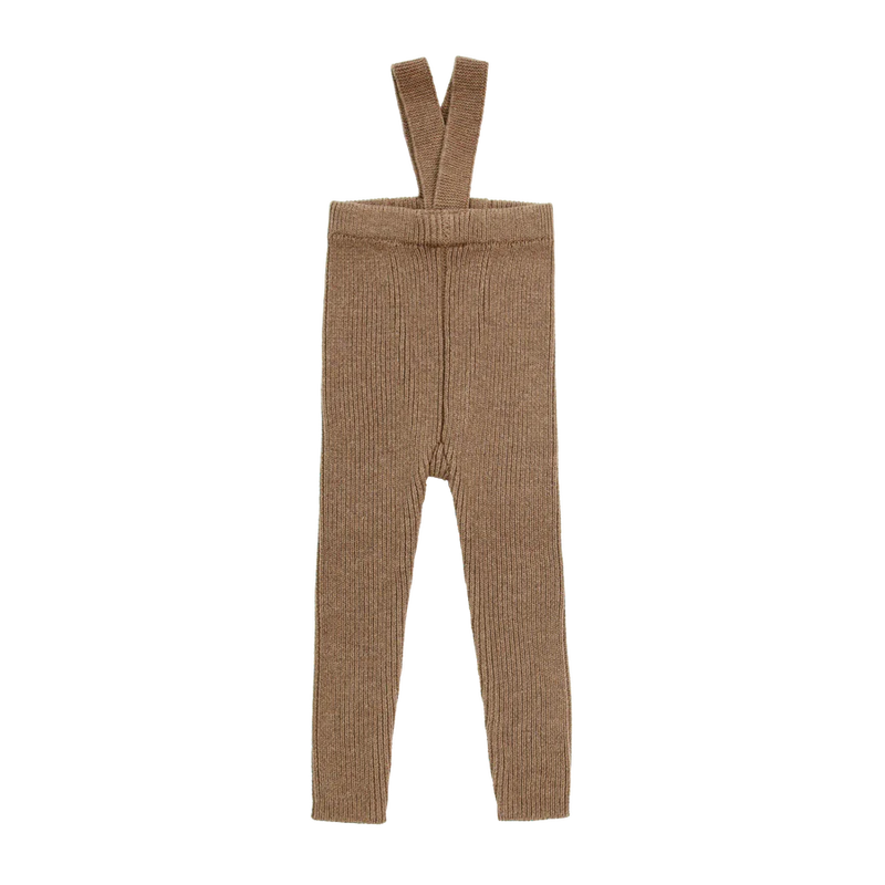 Coco Blanc Knit Suspender Leggings