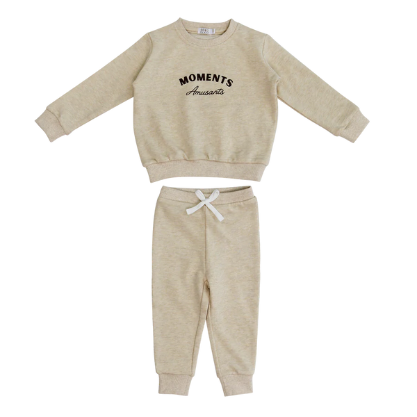 Coco Blanc Sweatshirt Set