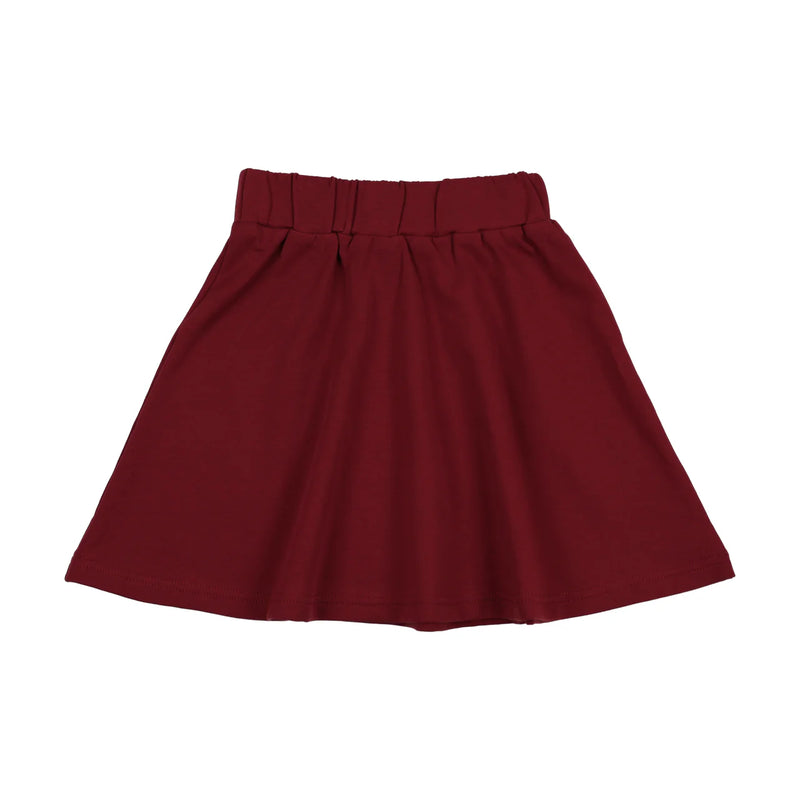 Bonjoy Letter Patch Skirt