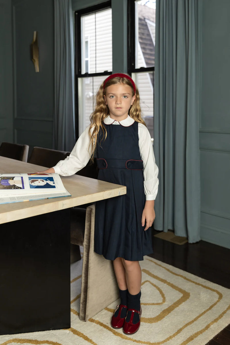 Nou Nelle Piped Girl Blouse and Jumper