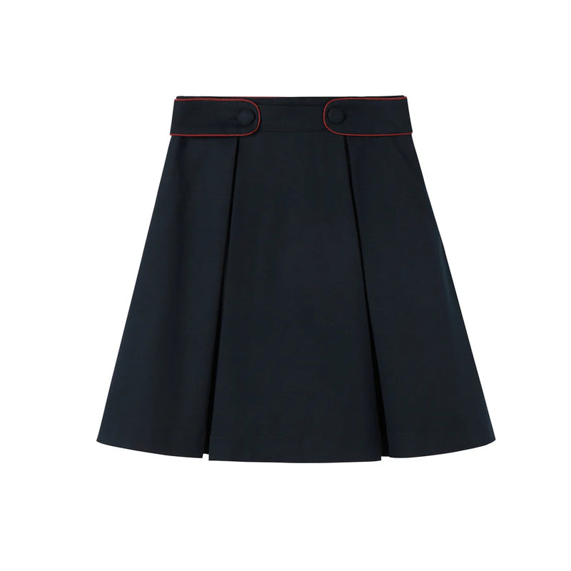 Nou Nelle Piped Girl Blouse and Skirt