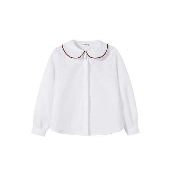 Nou Nelle Piped Girl Blouse and Skirt