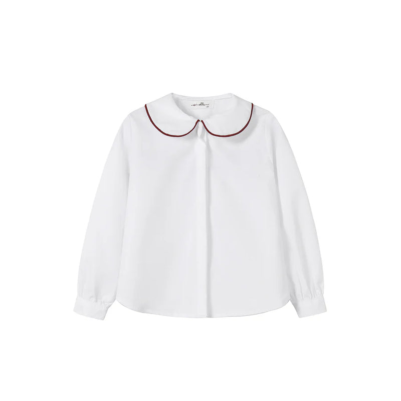 Nou Nelle Piped Girl Blouse and Skirt