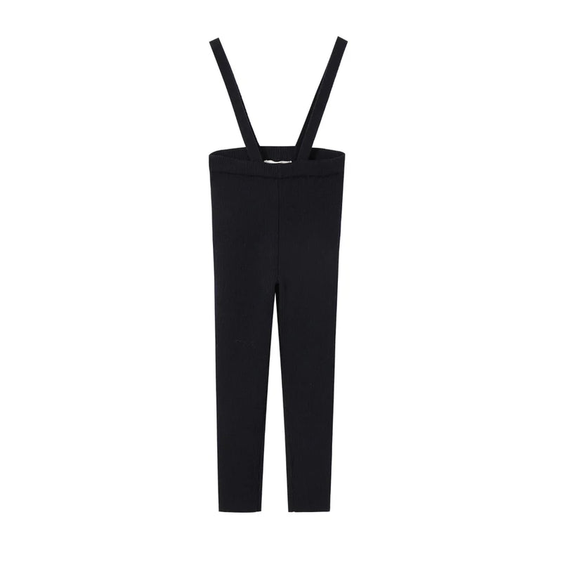 Nou Nelle Knit Suspender Pants