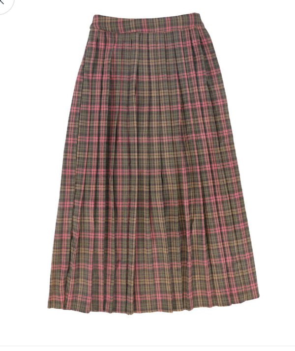 Valentina Colorful Plaid Maxi Skirt
