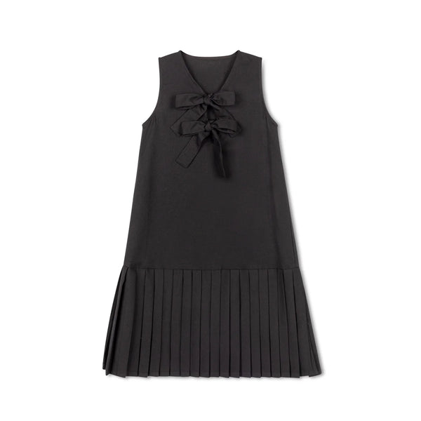 Velvette Label Bow Jumper