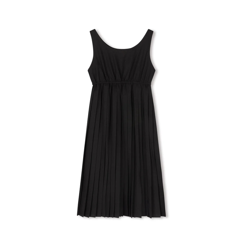 Velvette Label Pleated Jumper