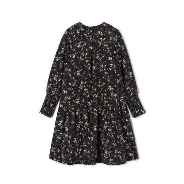 Velvette Label Floral Collar Dress