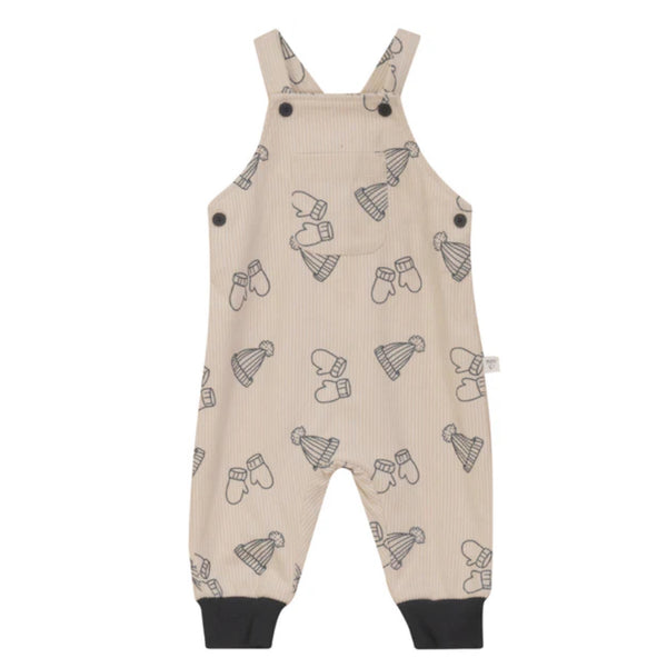 Pompomme Corduroy Print Overall