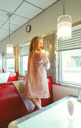 Froo Petal Dress - Denim Pink