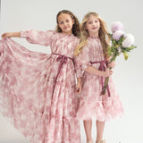 Teela Mauve Tulle Dress