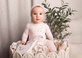 Mini Label Embroidered Ducks Footie - Girls