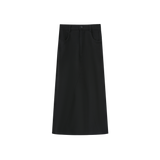 Vibe Bill Sweatshirt Flyfront Skirt - Black
