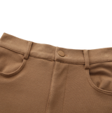 Vibe Bill Sweatshirt Flyfront Skirt - Camel