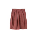Hello Yellow Plaid Patch Skirt