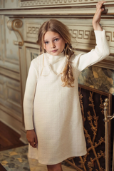 Pompomme Tweed Fringe Edge Jumper
