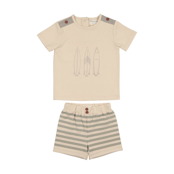 Montee Island Stripe Set