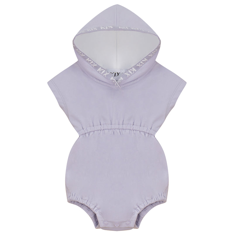 Kix BG Color Block Hooded Romper