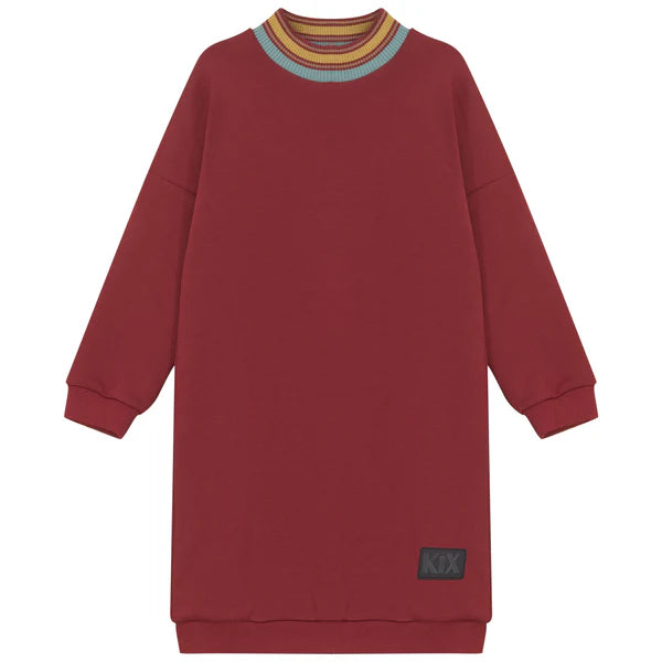 Kix Stripe Detail Scuba Sweatdress