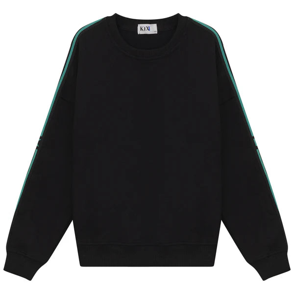 Kix Logo Detail Sweatshirt Black