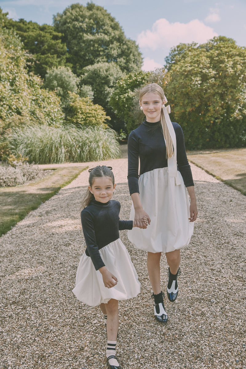 Jouet Velvet Taffeta Dress