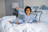 Lil Legs Striped Lounge Set - Frsh Blu Stripe