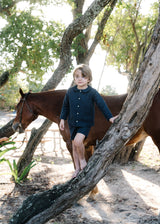 Analogie Linen Suit - Navy