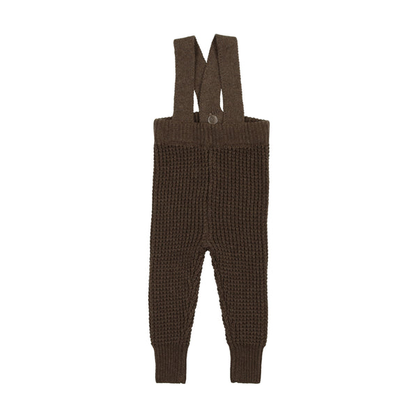 Analogie Waffle Knit Long Overalls