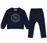 Minilli Stamp Sweatshirt Set