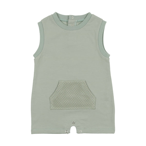 Montee Mesh Sport Romper Sage