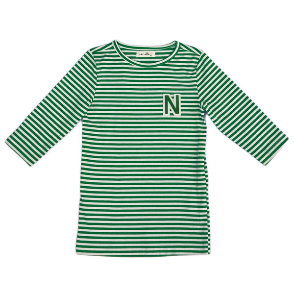 Nou Nelle N-Striped Tee Green