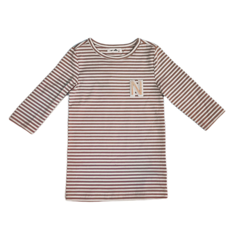 Nou Nelle N-Striped Tee Pink