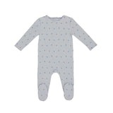 Mini Label Nautical Print Footie