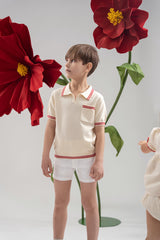 Teela Vanilla Knit Boy Sweater