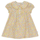 Pompomme Floral Frill Egde Dress