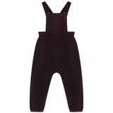 Pompomme Velvet Romper With Scallop Edge