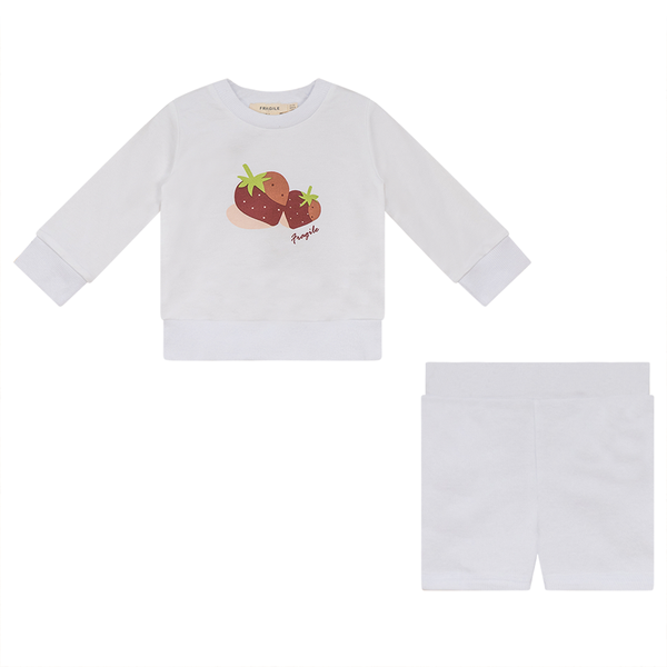 Fragile Girls Berry Print Sweatshirt Set