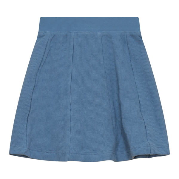 2 Squares Jazz Blue Short Panel Skirt
