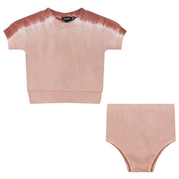 Puddles Baby Girl Sweatshirt Set