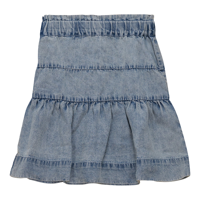 So What Girls Acid Wash Denim Skirt